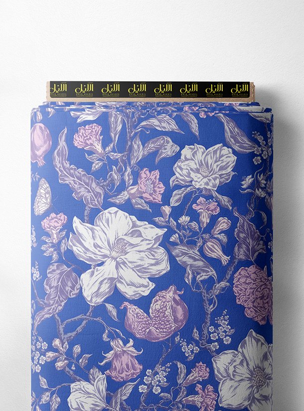 LAI01-2270_1.jpg Petal flower style with blue,pink colors - Image 1