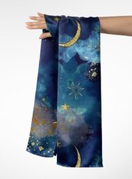 Moon ocean and sky style with blue,grey colors - Image 3