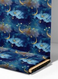 Moon ocean and sky style with blue,grey colors - Image 4