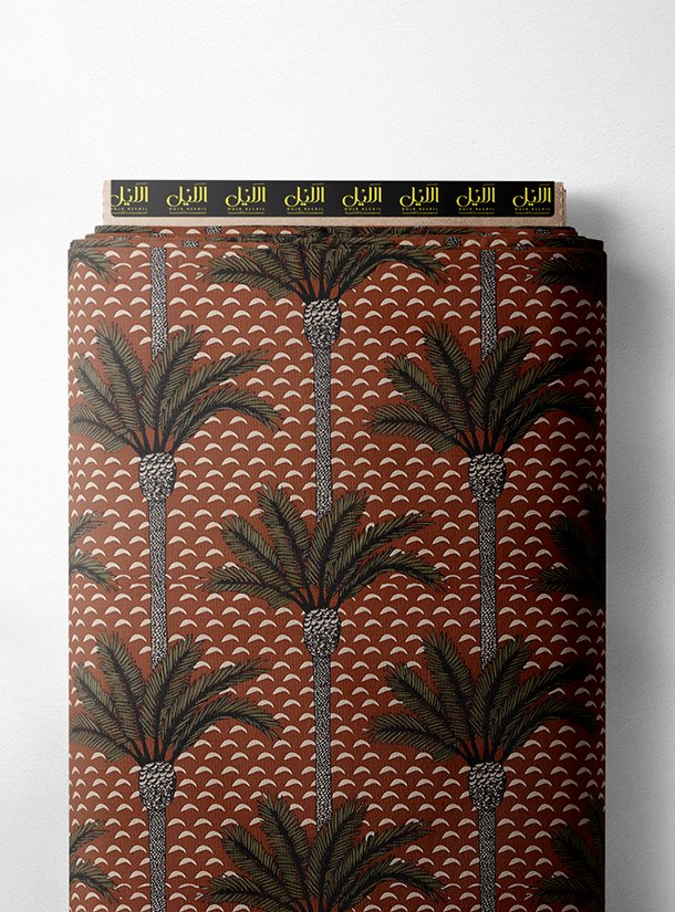 LAI01-2275_1.jpg Palm nature style with brown,green colors - Image 1