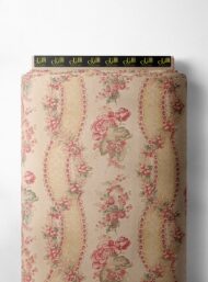 Rose flower style with pink, green colors