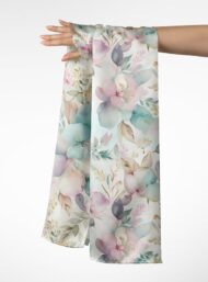 Petal flower style with pink,green colors - Image 3