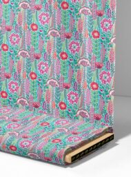 Leaf flower style with pink,green colors - Image 4