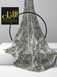 Paisley flower style with yellow, blue colors - Image 2