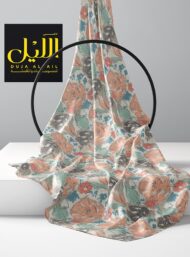 Leaf flower style with pink,green colors - Image 2