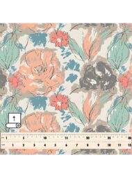 Leaf flower style with pink,green colors - Image 5