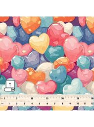 Heart mixed style with pink,blue colors - Image 5