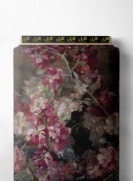 Petal flower style with pink,green colors