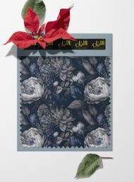 Petal flower style with grey,white colors - Image 6