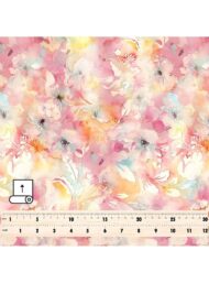 Bloom flower style with pink,yellow colors - Image 5