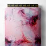 Flower abstract style with pink,red colors