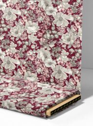 Bloom flower style with red,grey colors - Image 4