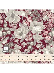Bloom flower style with red,grey colors - Image 5
