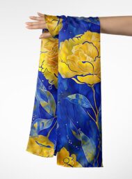 Petal flower style with yellow, blue colors - Image 3