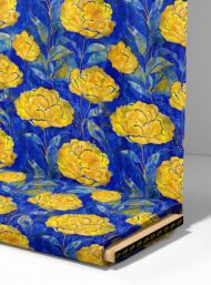 Petal flower style with yellow, blue colors - Image 4