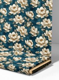 Petal flower style with white,green colors - Image 4