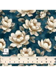 Petal flower style with white,green colors - Image 5