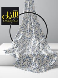 Petal flower style with blue, white colors - Image 2