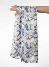 Petal flower style with blue, white colors - Image 3