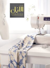 Petal flower style with blue, white colors - Image 7