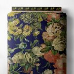 Petal flower style with pink,green colors