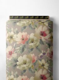 Petal flower style with pink,green colors