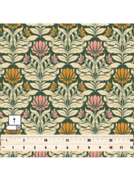 Bloom flower style with green,pink colors - Image 5