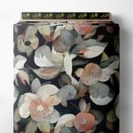 Petal flower style with pink,white colors