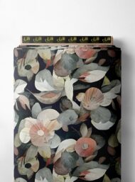 Petal flower style with pink,white colors