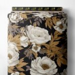 Petal flower style with white,yellow colors