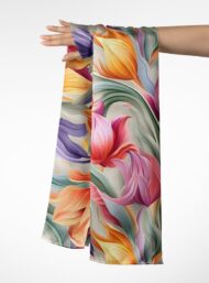Petal flower style with pink,orange colors - Image 3