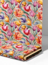 Petal flower style with pink,orange colors - Image 4