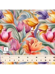 Petal flower style with pink,orange colors - Image 5