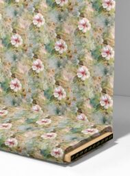 Bloom flower style with green,pink colors - Image 4