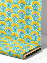 Petal flower style with yellow,blue colors - Image 4