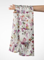 Bloom flower style with pink,green colors - Image 3