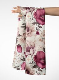 Bloom flower style with pink,white colors - Image 3