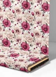 Bloom flower style with pink,white colors - Image 4