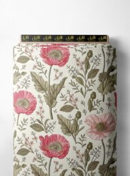 Petal flower style with pink,green colors