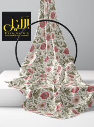 Petal flower style with pink,green colors - Image 2