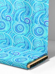 Circle ocean and sky style with blue colors - Image 4