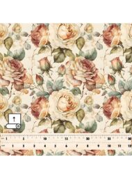 Rose flower style with pink,green colors - Image 5