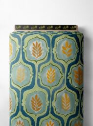 Leaf nature style with green,orange colors