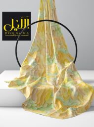 Wave abstract style with yellow,green colors - Image 2