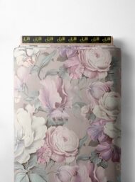 Petal flower style with pink,white colors