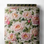 Petal flower style with pink,green colors