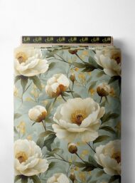 Bloom flower style with white,yellow colors