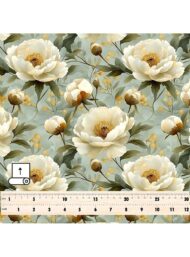 Bloom flower style with white,yellow colors - Image 5