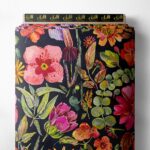 Petal flower style with pink,green colors