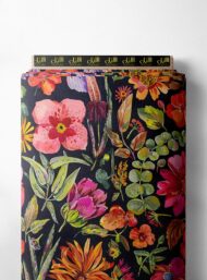 Petal flower style with pink,green colors